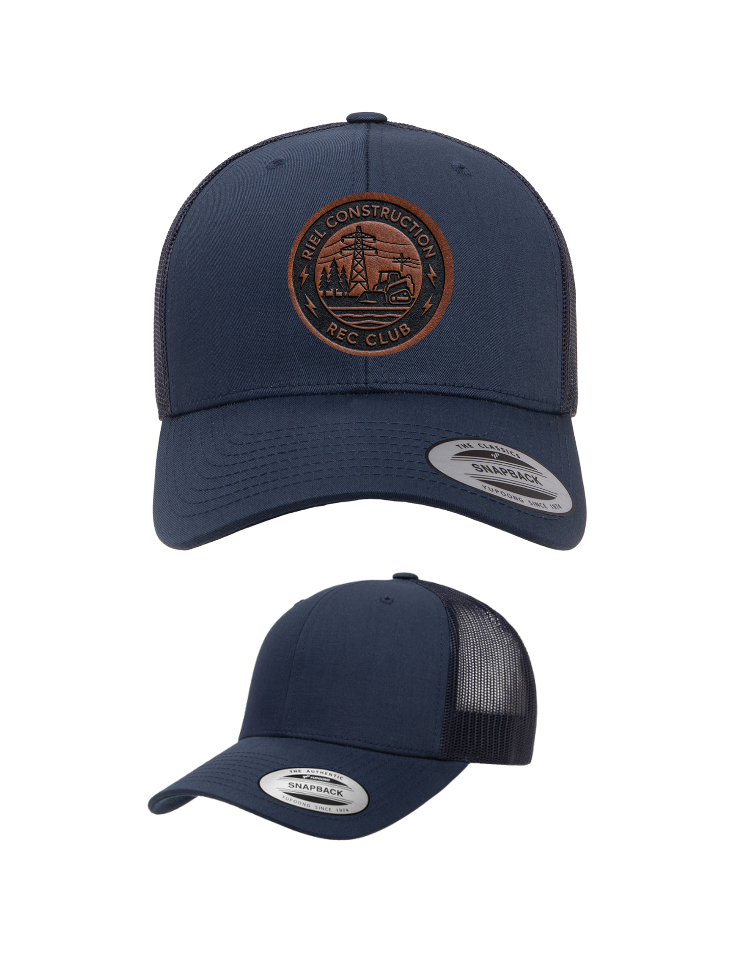 Riel Station Rec Club - Retro Trucker Snapback - Contour Supply Co.