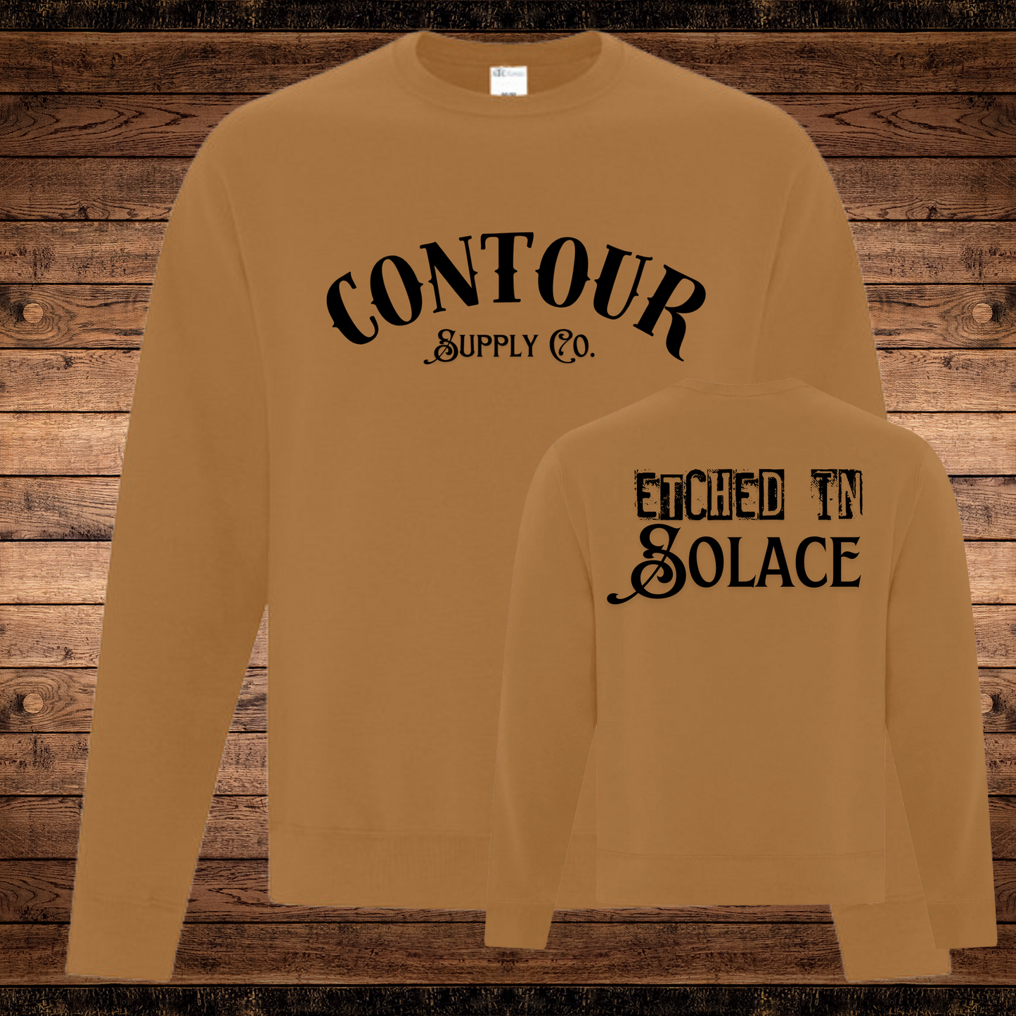 Etched In Solace - Fleece Crew Neck Sweater