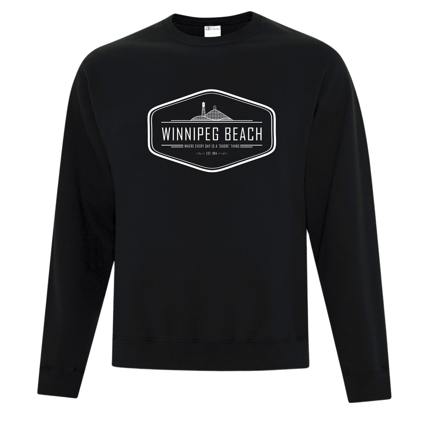 The Beacher - Fleece Crew Neck Sweater - Contour Supply Co.