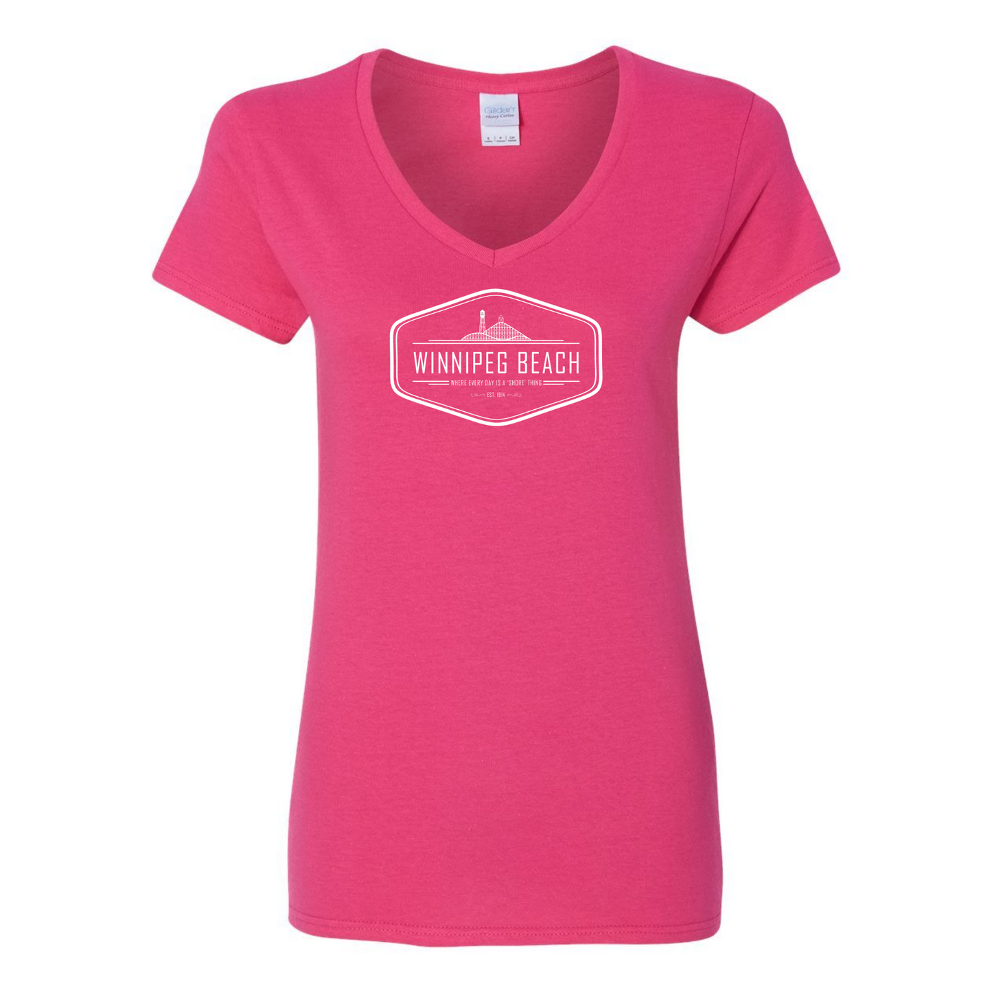 The Beacher - Women's V-Neck T-Shirt