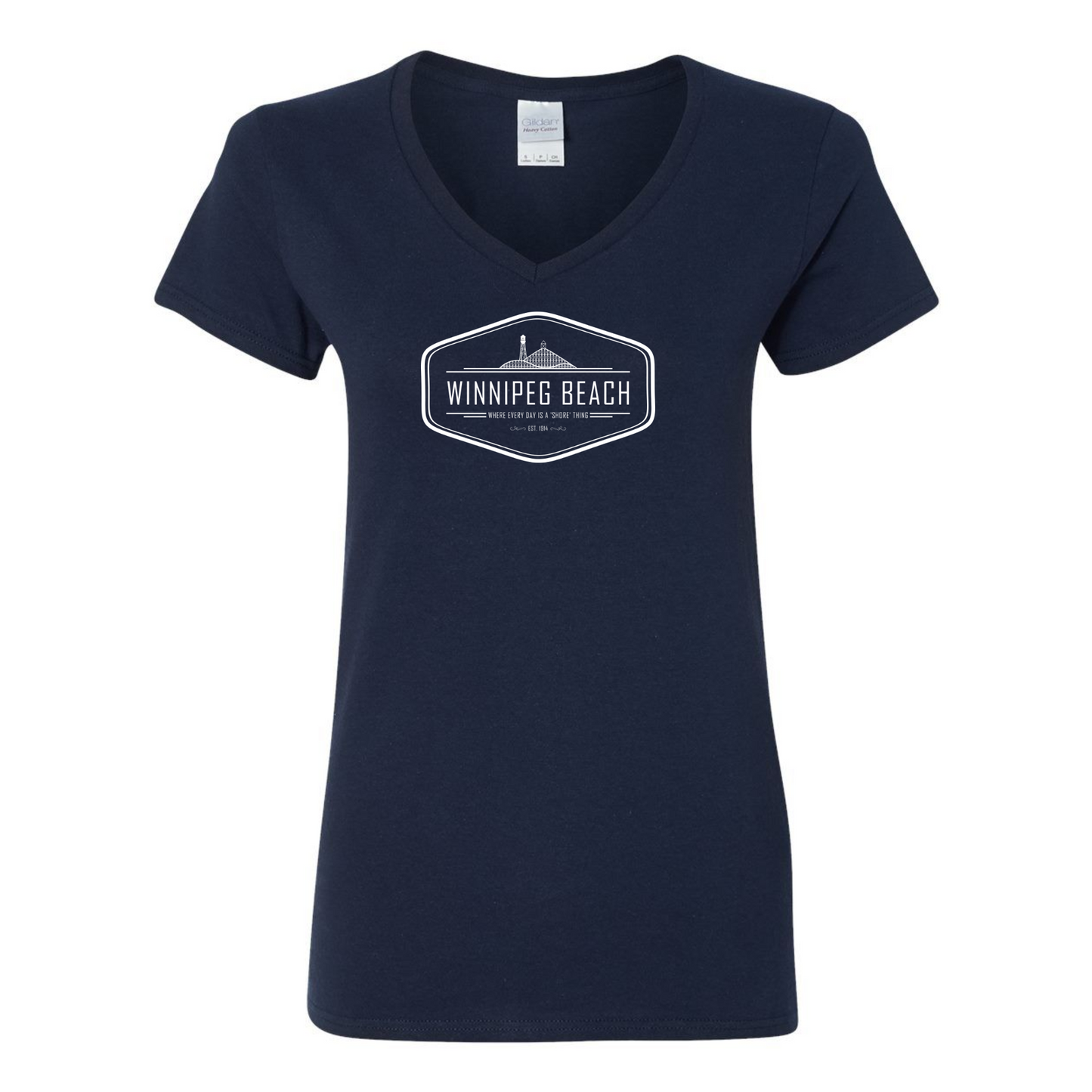 The Beacher - Women's V-Neck T-Shirt