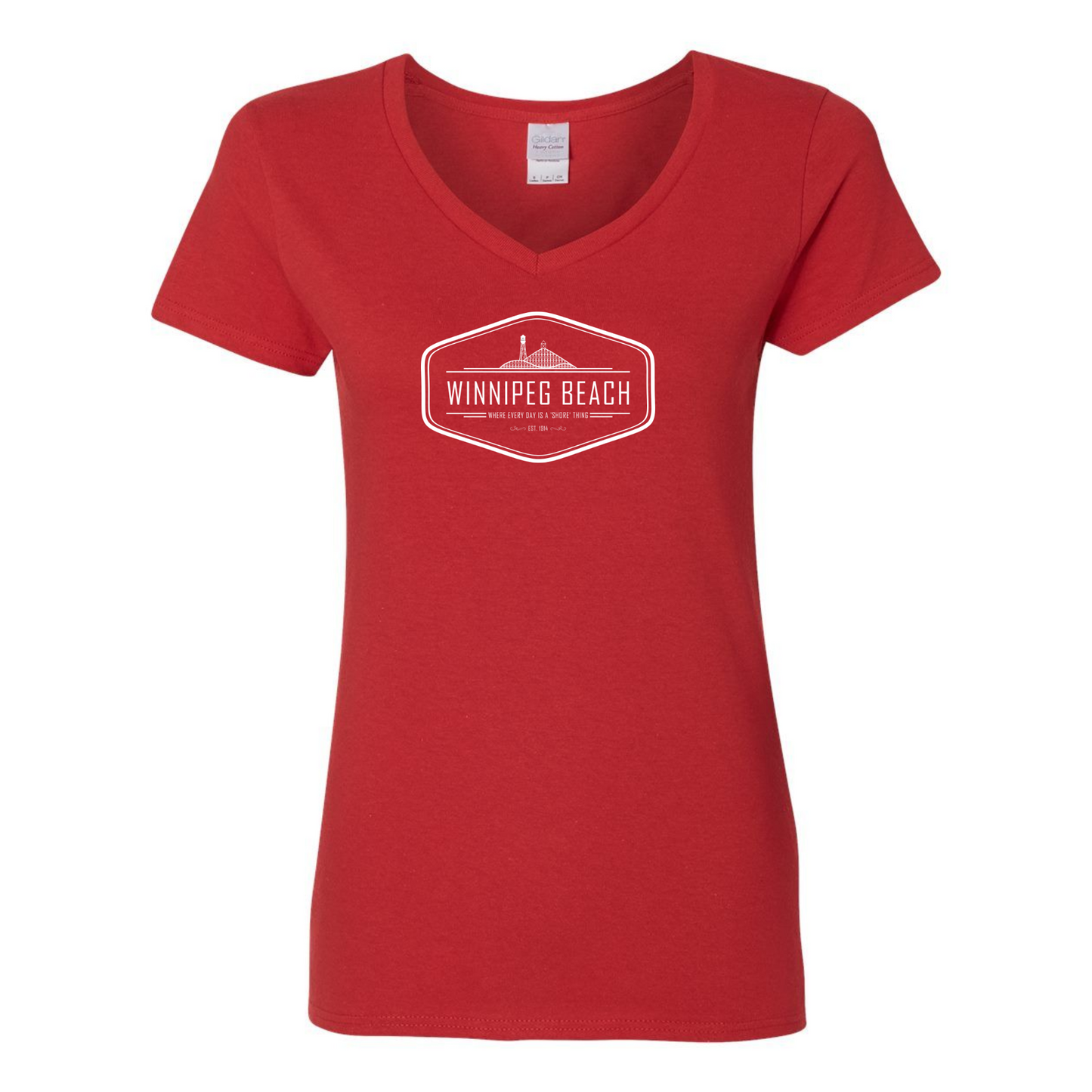 The Beacher - Women's V-Neck T-Shirt