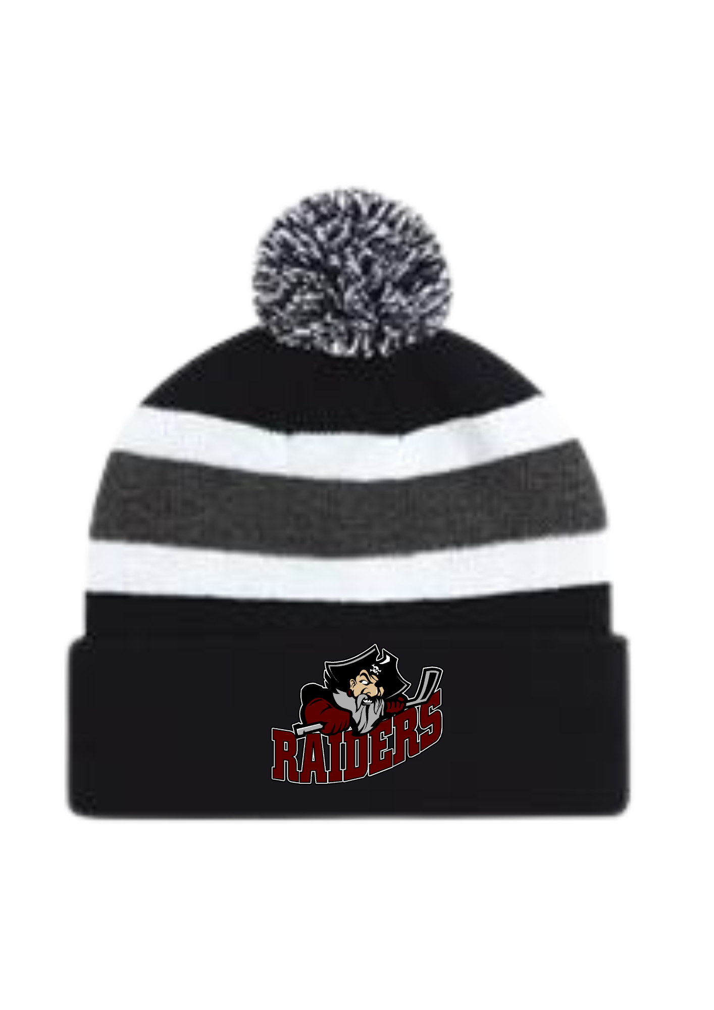 Seven Oaks Raiders - Embroidered Acrylic Cuffed Beanie - Contour Supply Co.