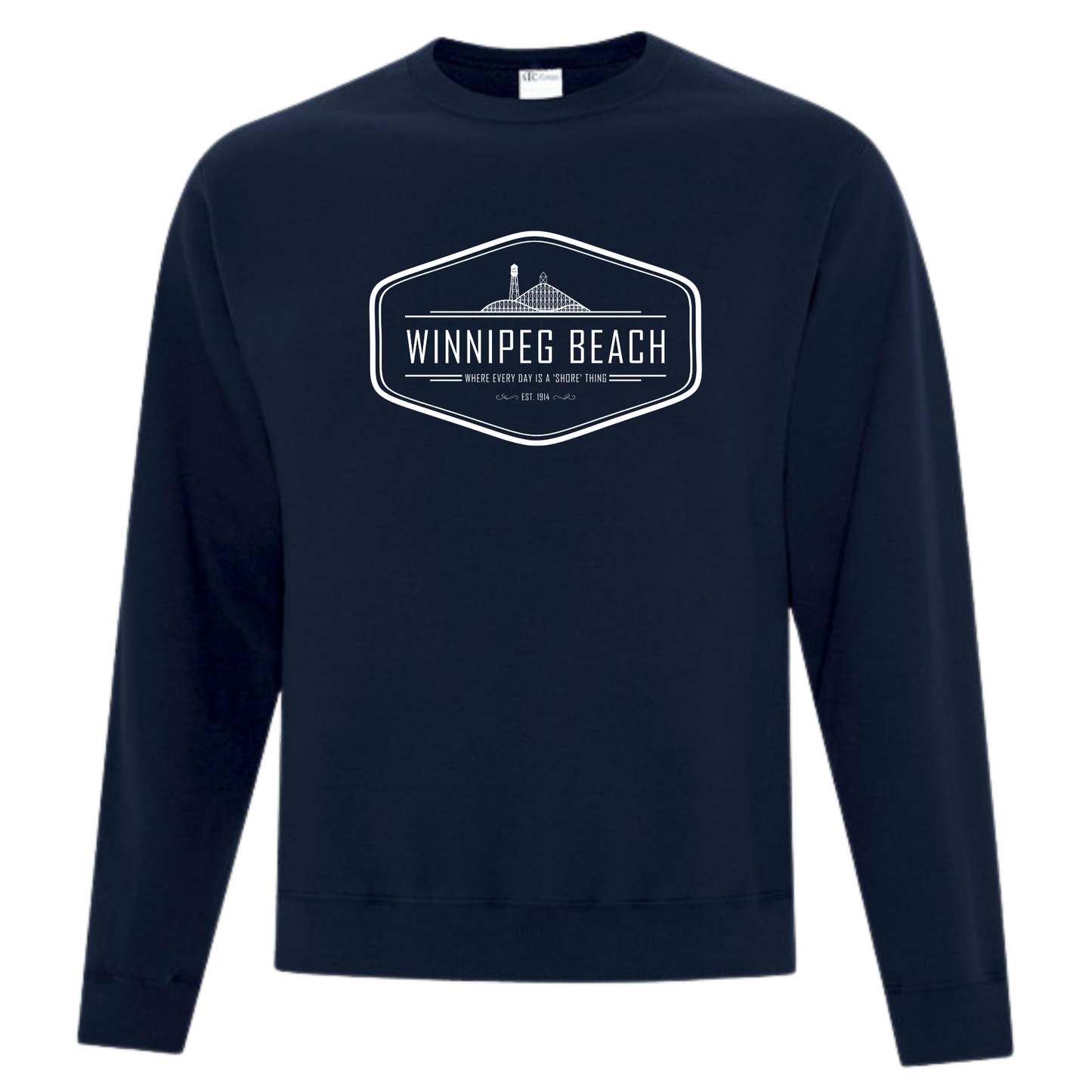The Beacher - Fleece Crew Neck Sweater - Contour Supply Co.
