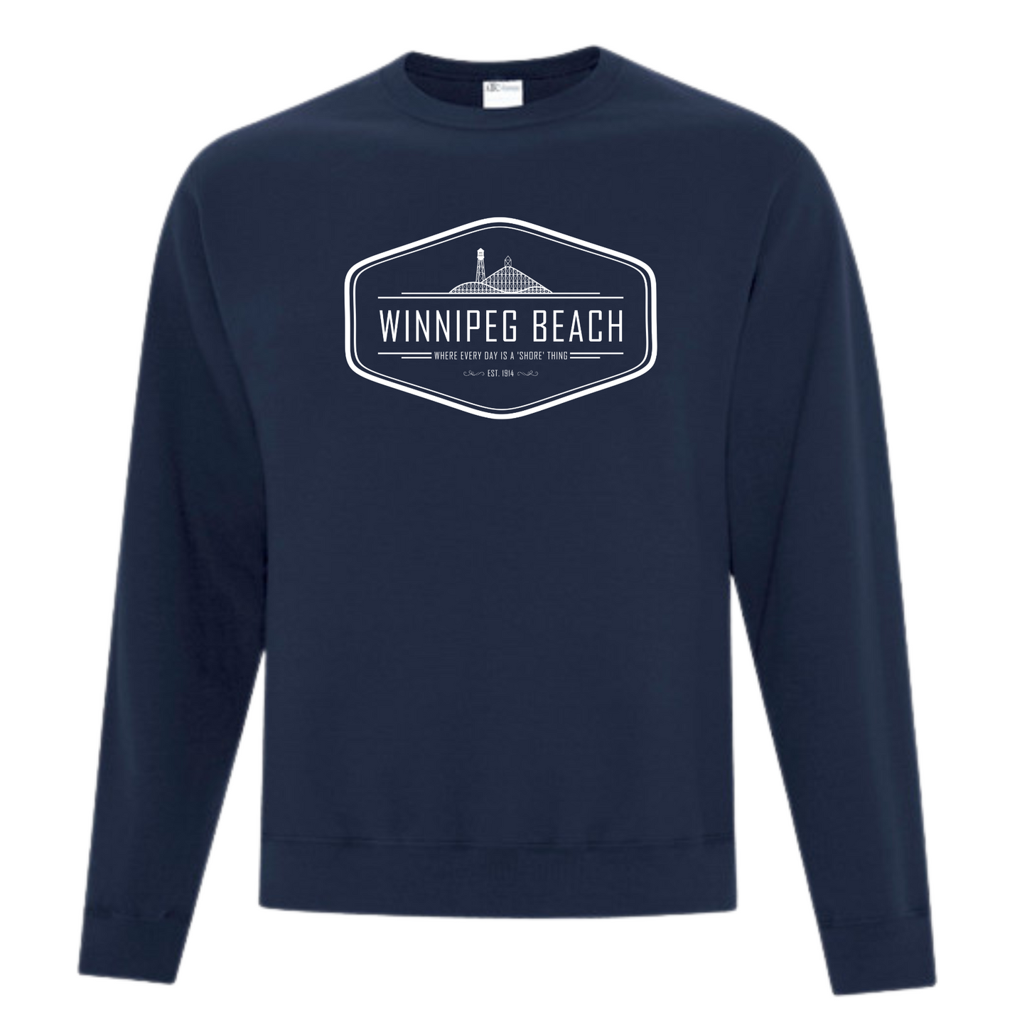 The Beacher - Fleece Crew Neck Sweater - Contour Supply Co.