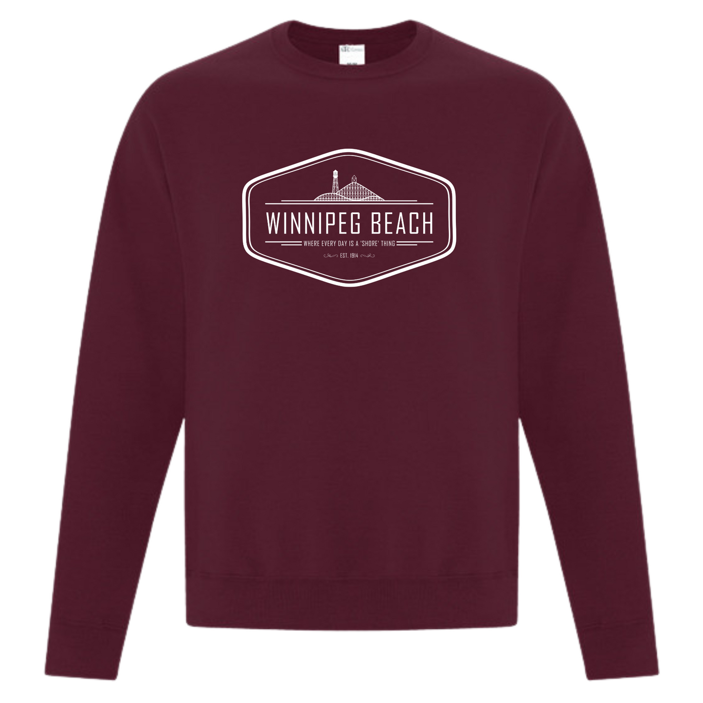 The Beacher - Fleece Crew Neck Sweater - Contour Supply Co.