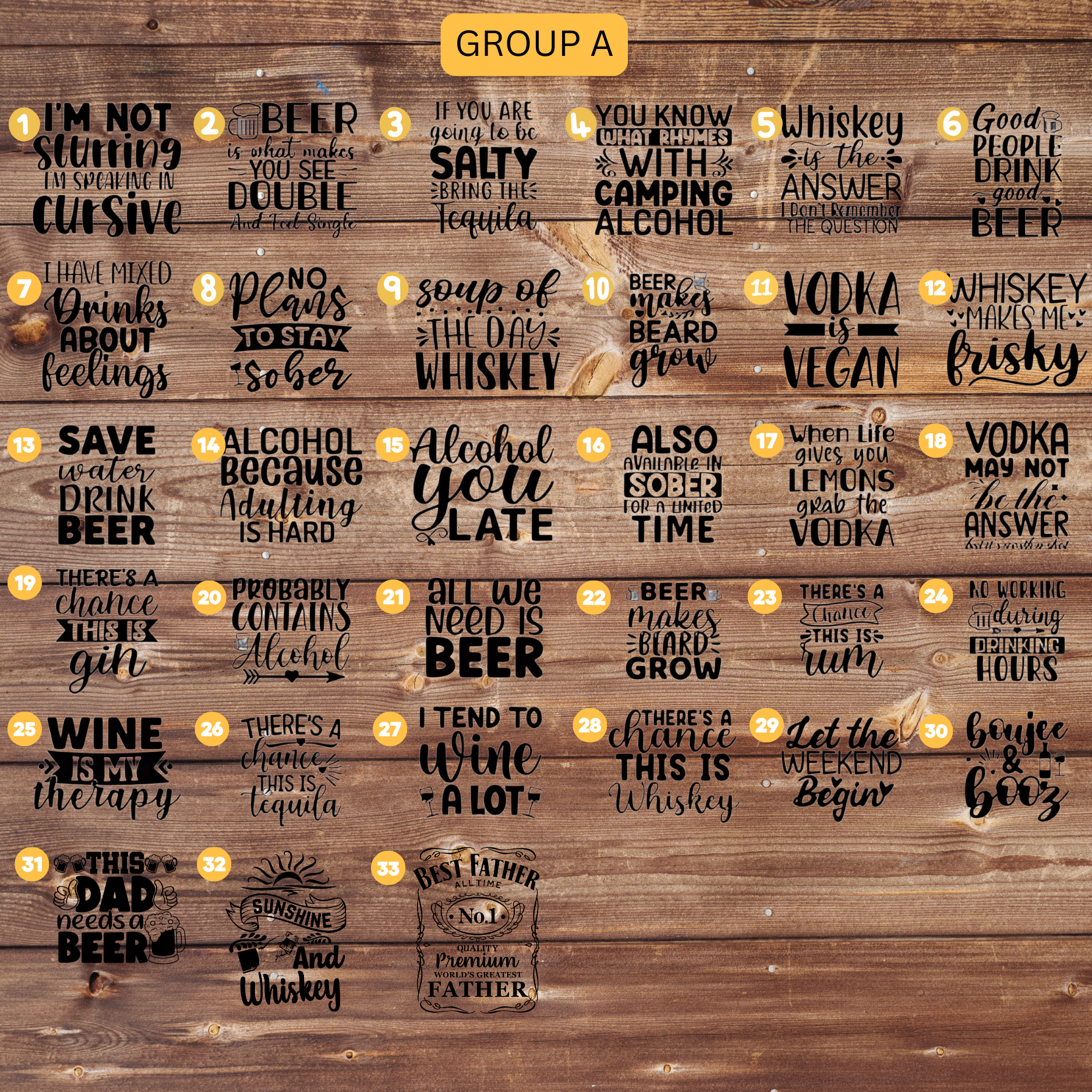 Personalized Engraved Slate Coasters – Custom Drink Coasters – Rustic Stone Coasters for Home, Bar, or Gifts - Contour Supply Co.