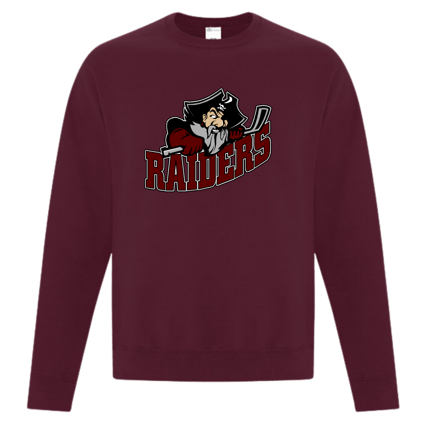 Seven Oaks Raiders - Fleece Crew Neck Sweater - Contour Supply Co.