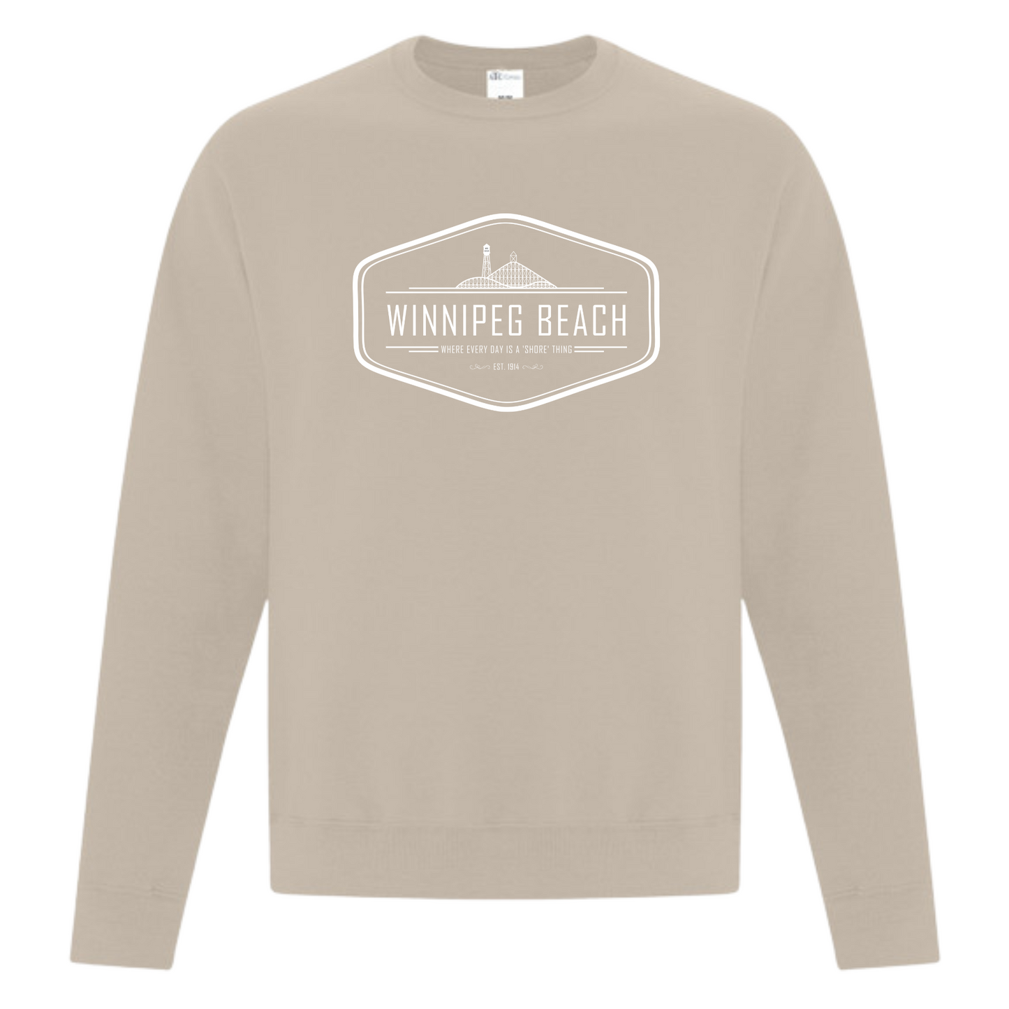 The Beacher - Fleece Crew Neck Sweater - Contour Supply Co.