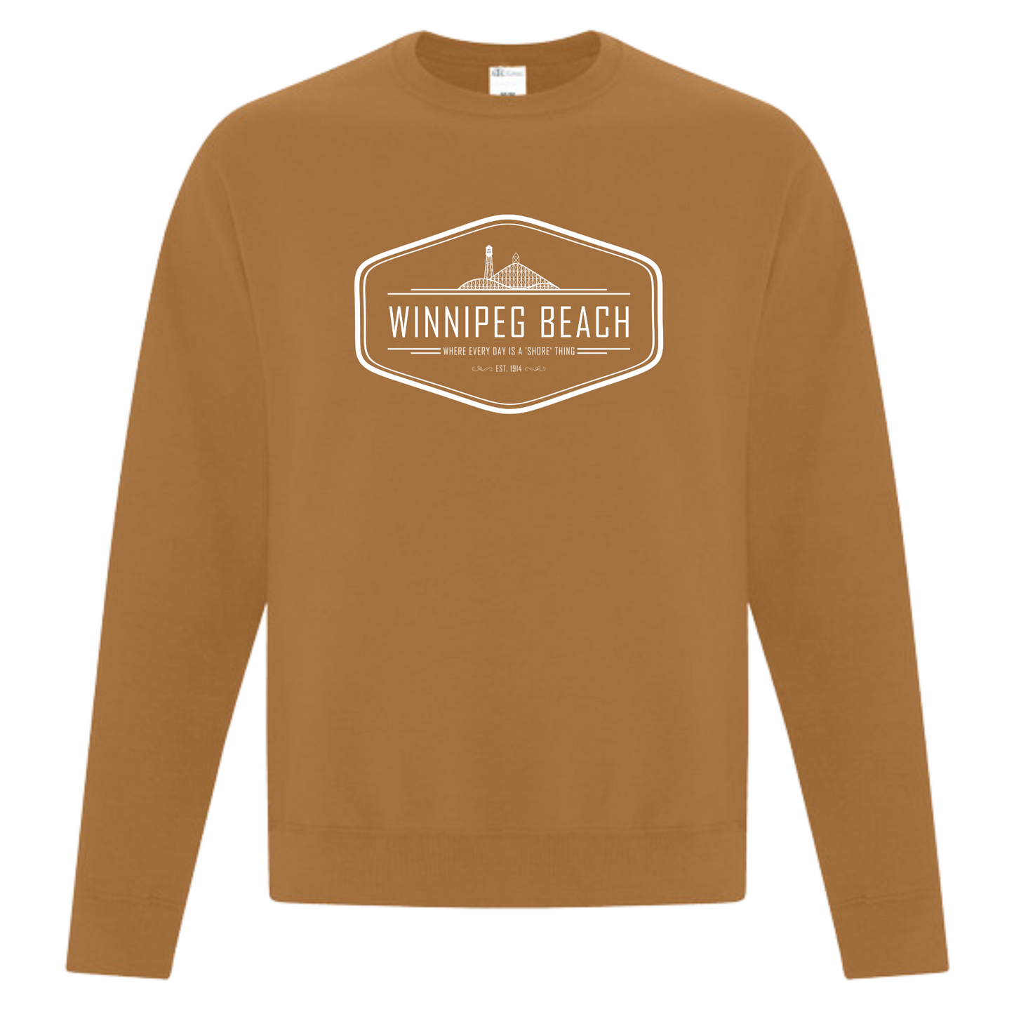 The Beacher - Fleece Crew Neck Sweater - Contour Supply Co.
