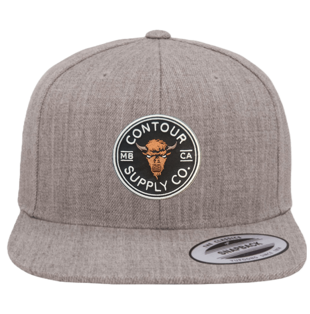 Hat Heather Grey / Prairie Giants Embroidered Patch Classic Snapback