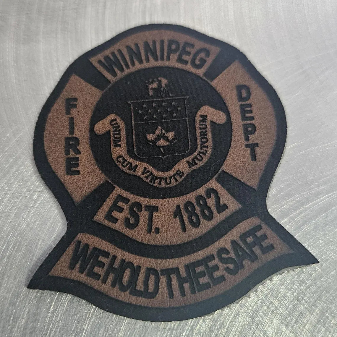 Custom Laser Engraved Leatherette Patches – Personalized Logo & Text