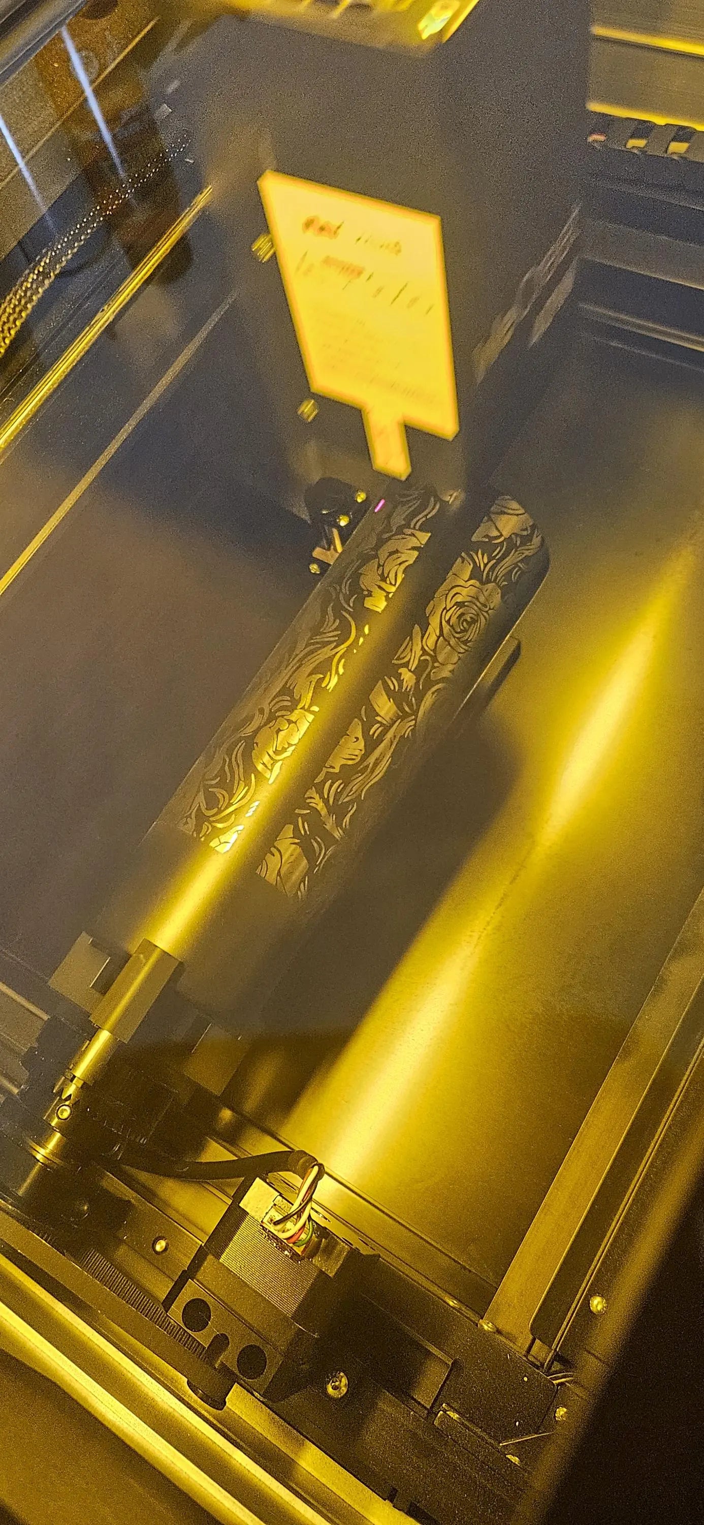 Fuck Around & Find Out - Engraved 20oz Insulated Skinny Tumbler | Skull and Roses Design | Laser Engraved Wrap - Contour Supply Co.