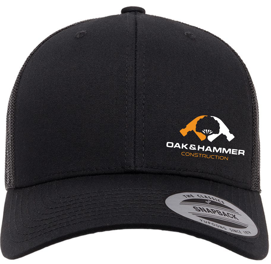 Oak & Hammer - Embroidered Trucker Snapback - Contour Supply Co.