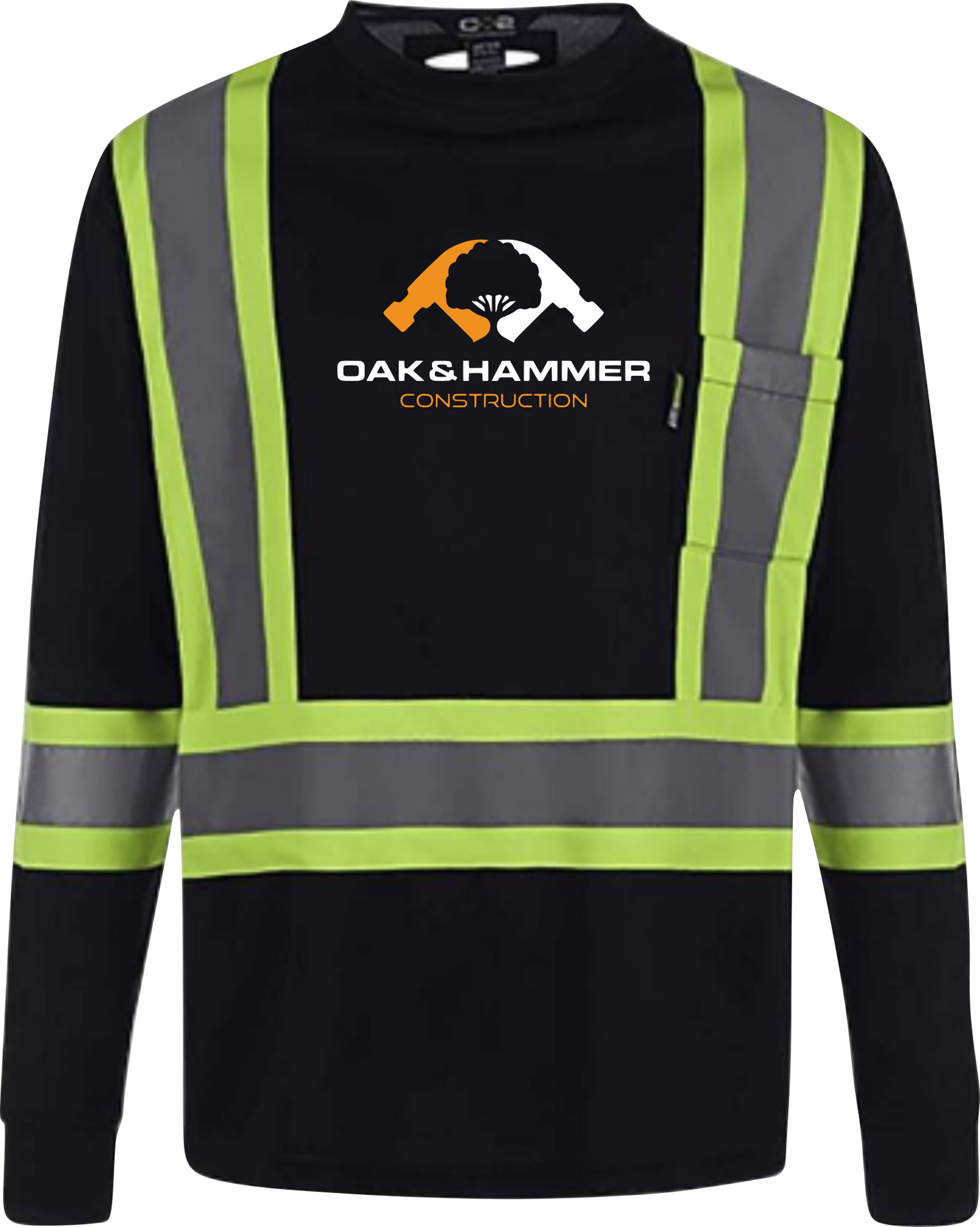 Oak & Hammer - CX2 Lookout Hi-Vis Long Sleeve T-Shirt - Contour Supply Co.