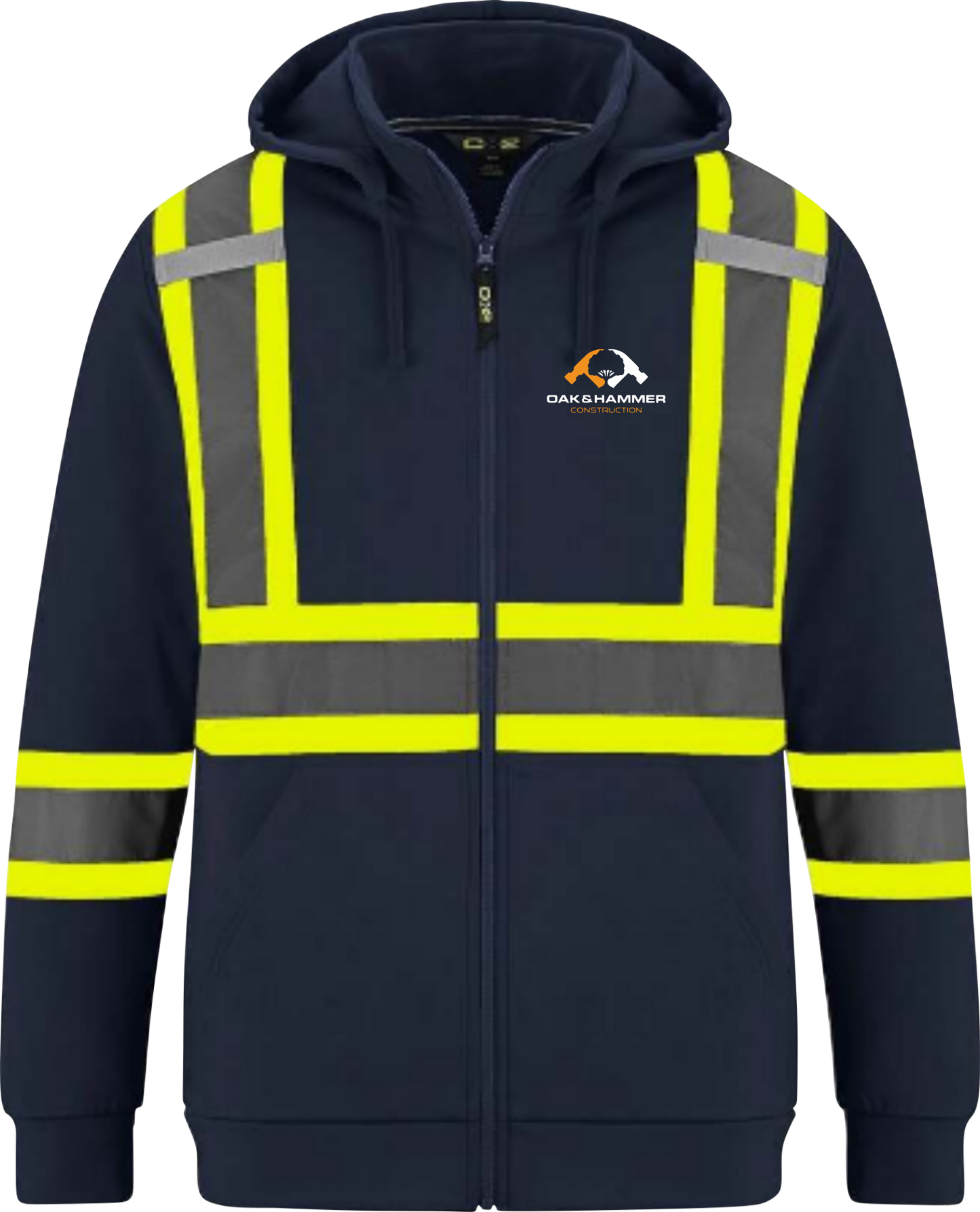 Oak & Hammer - CX2 Infinity Polyester Full Zip Hoodie - Contour Supply Co.