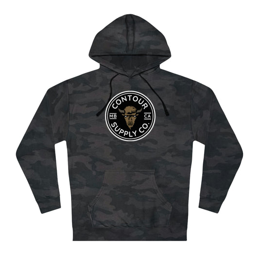 Hoodie Black Camo / XS Prairie Giants Hoodie - Crest - B&W w/ Color