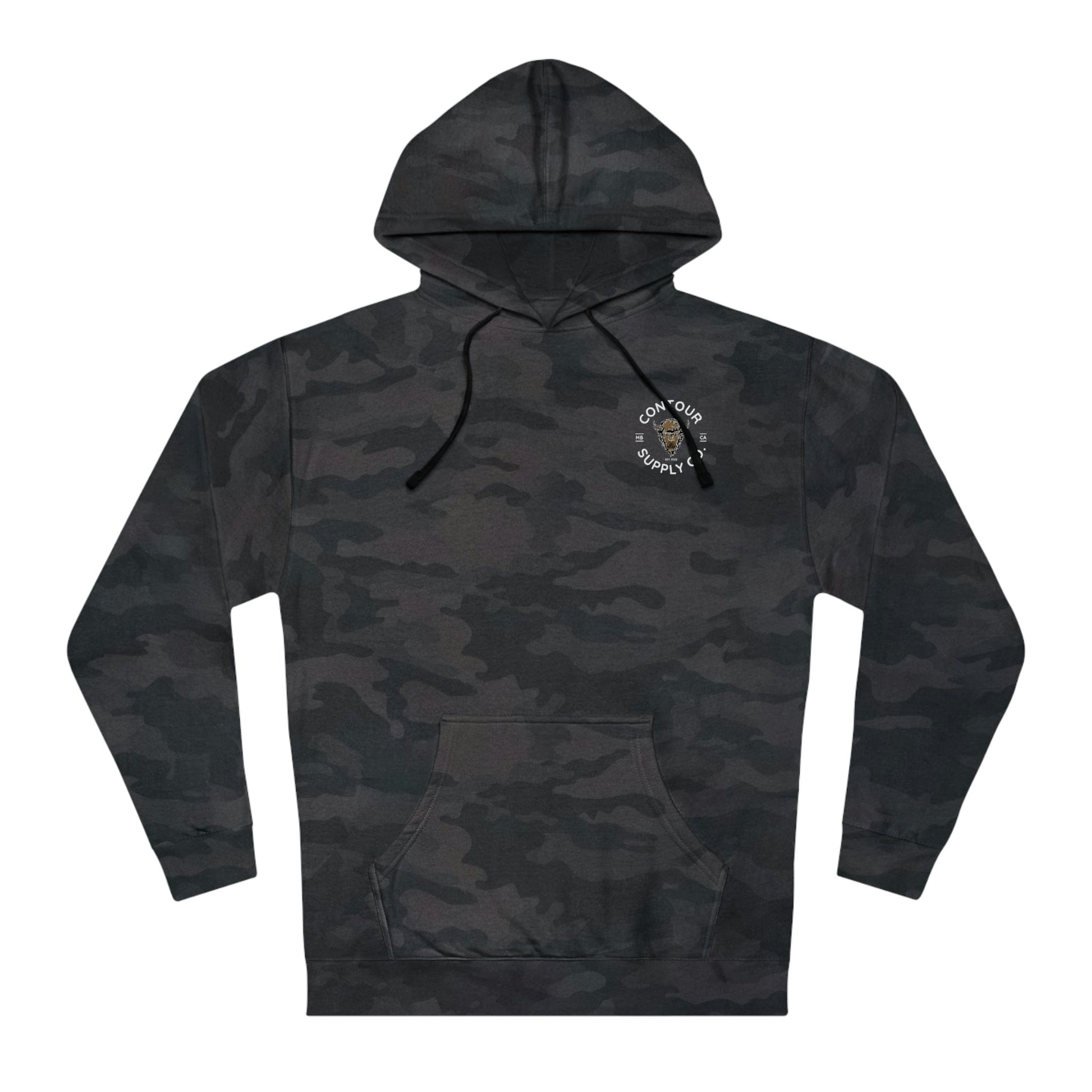 Hoodie Black Camo / XS Prairie Giants Midweight Hoodie - Left Chest