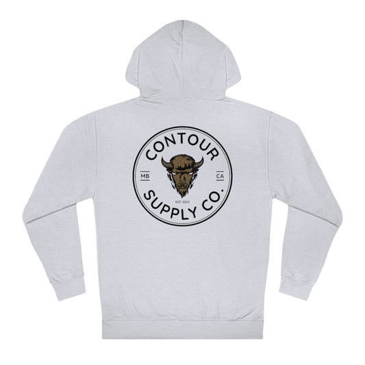 Hoodie Grey Heather / L Prairie Giants Hoodie - Left Chest & Back - Color