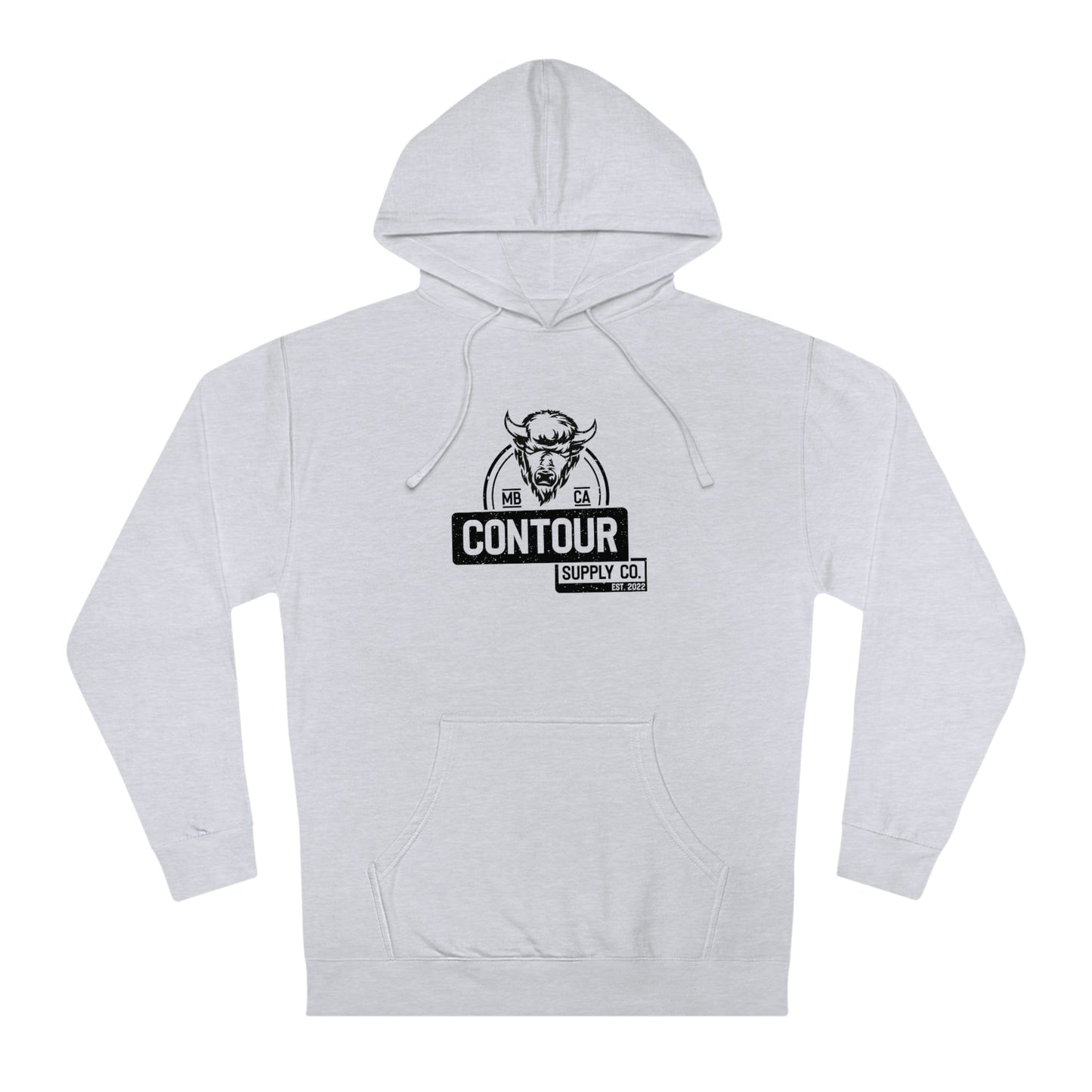 Hoodie Grey Heather / XS No Bull - Midweight Hoodie - Crest