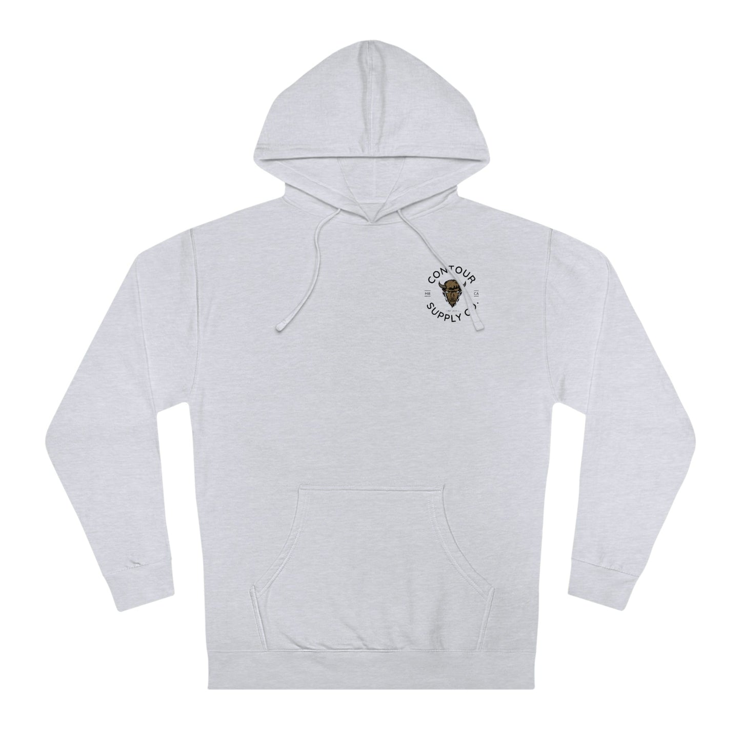 Hoodie Grey Heather / XS Prairie Giants Midweight Hoodie - Left Chest