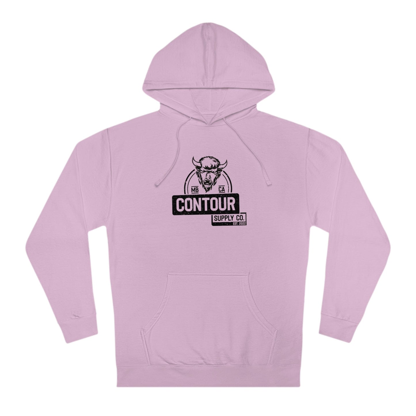 Hoodie Light Pink / XS No Bull - Midweight Hoodie - Crest