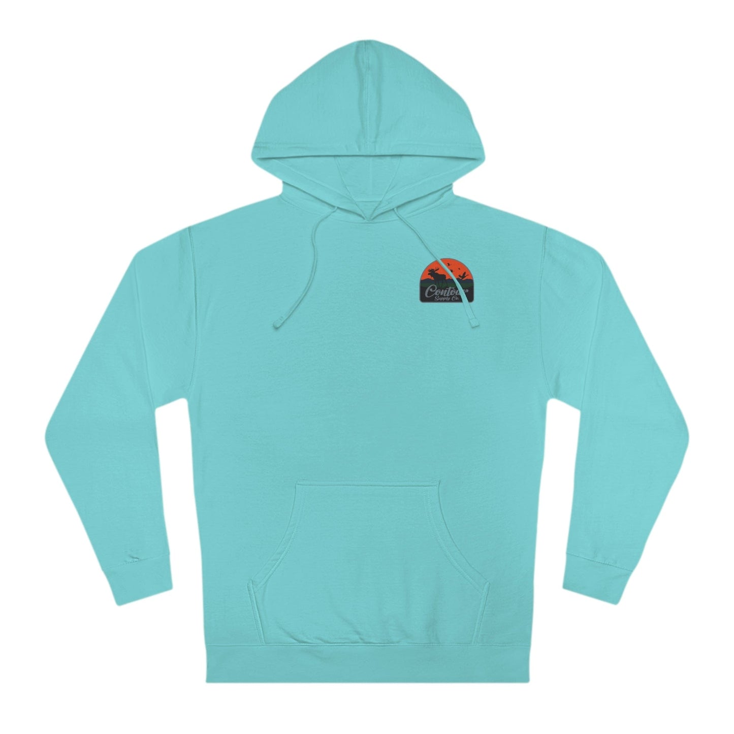 Hoodie Mint / XS Back Country - Unisex Hooded Sweatshirt - Left Chest