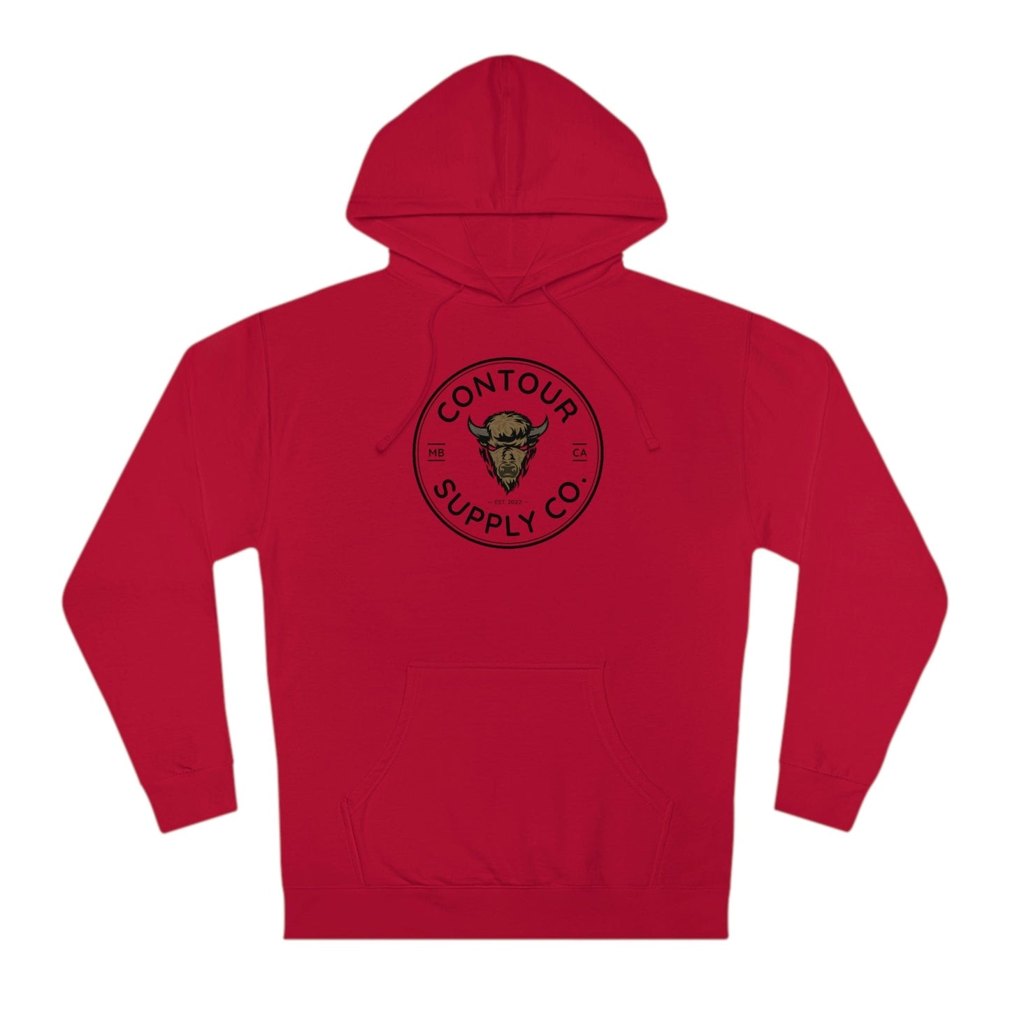 Hoodie Red / XS Prairie Giants - Midweight Hoodie - Crest