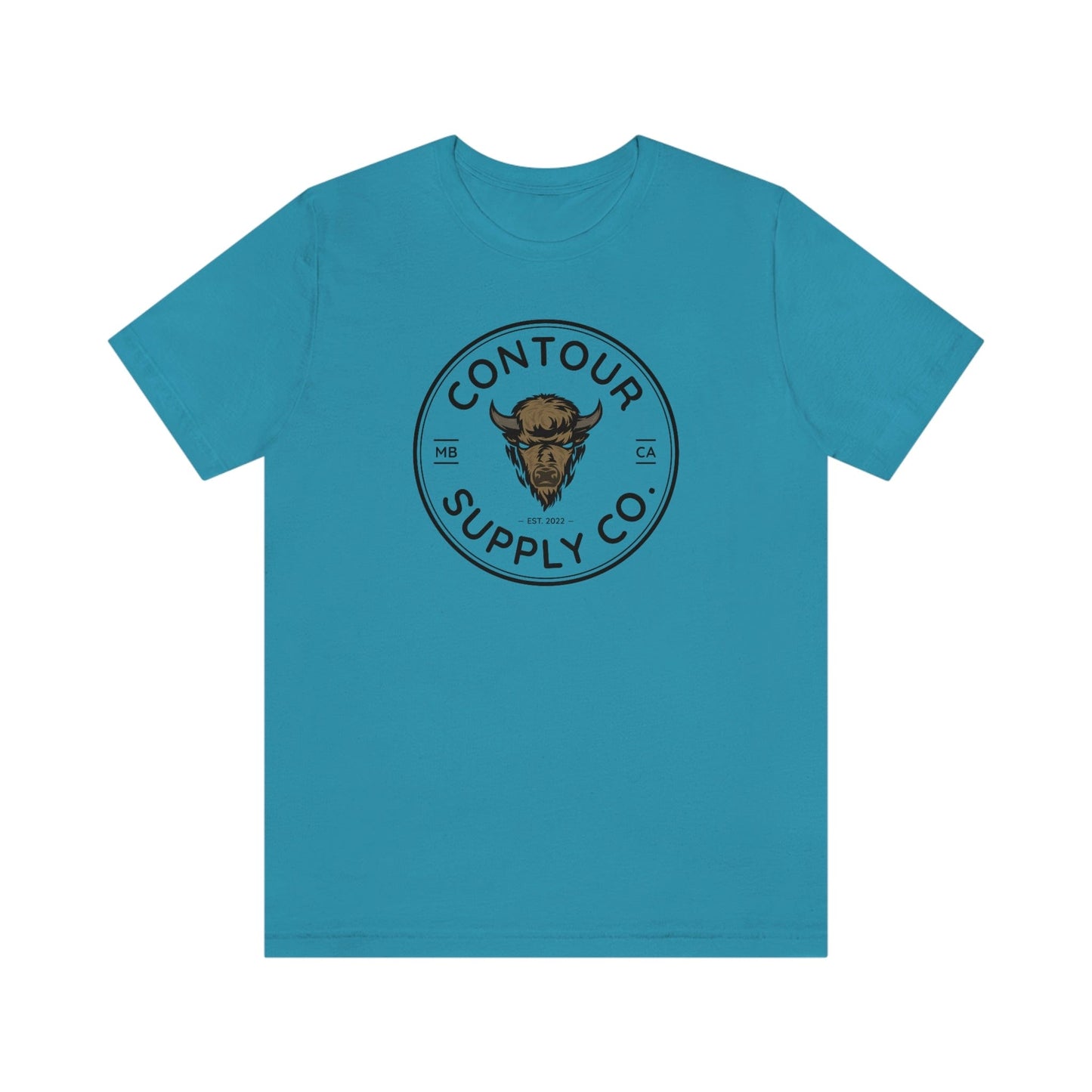 T-Shirt Aqua / S Prairie Giants - Premium Jersey Tee - Crest
