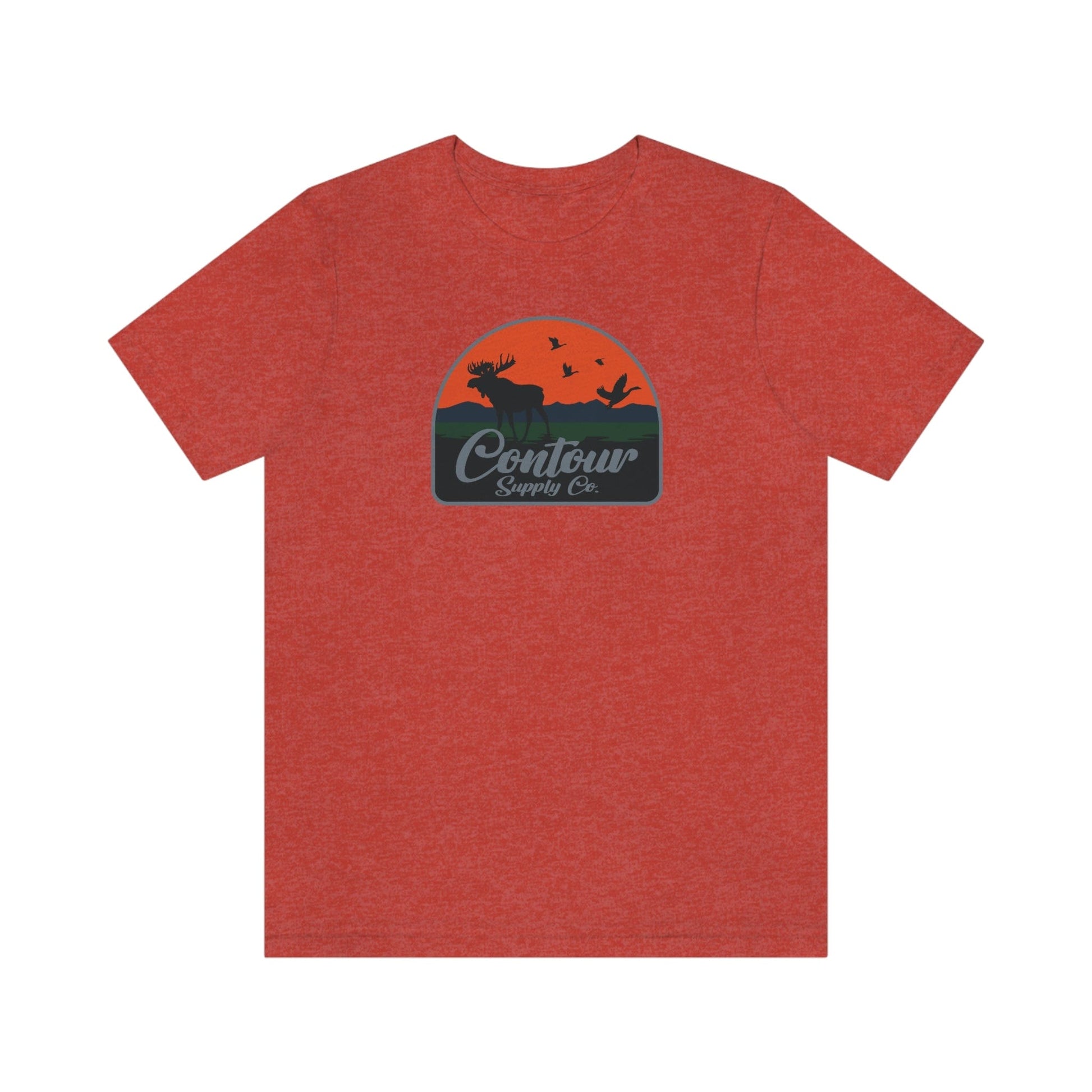 T-Shirt Back Country - Premium Jersey Tee - Crest