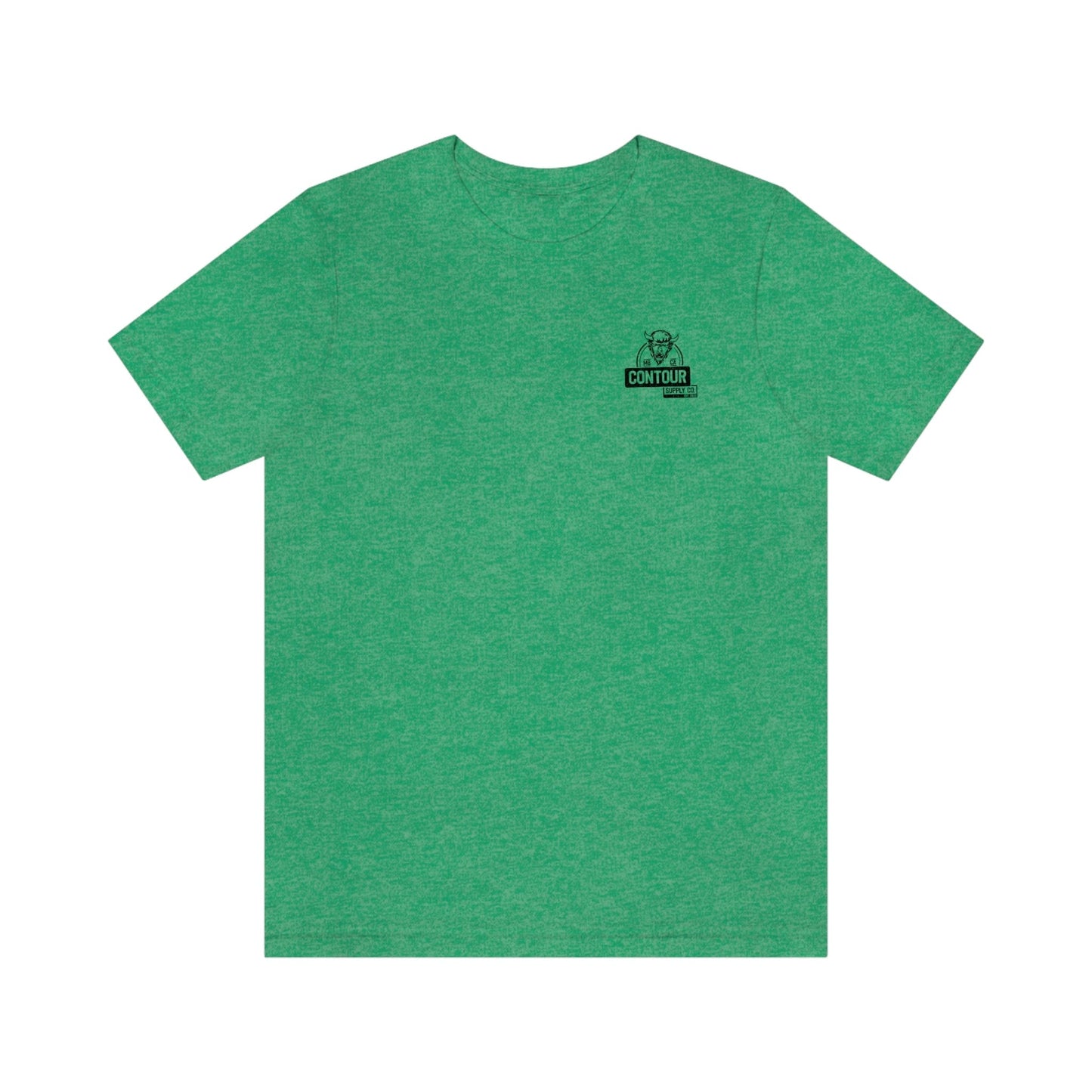 T-Shirt Heather Kelly / S No Bull - Premium Jersey Tee - Left Chest