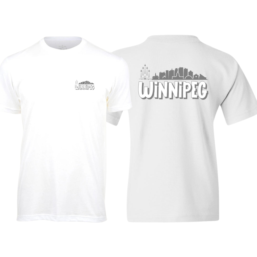 Winnipeg White T-shirt - Contour Supply Co. 