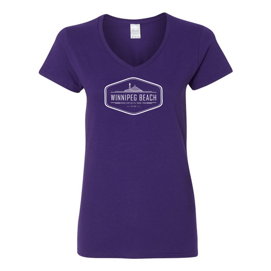 The Beacher - Women's V-Neck T-Shirt