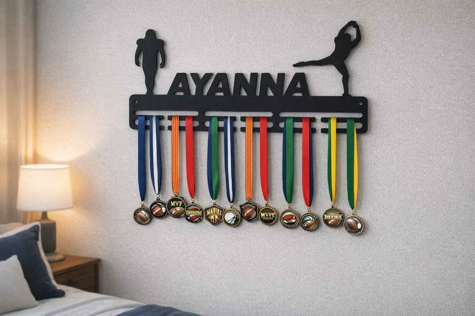 Custom Wooden Sports Medal Display Holders