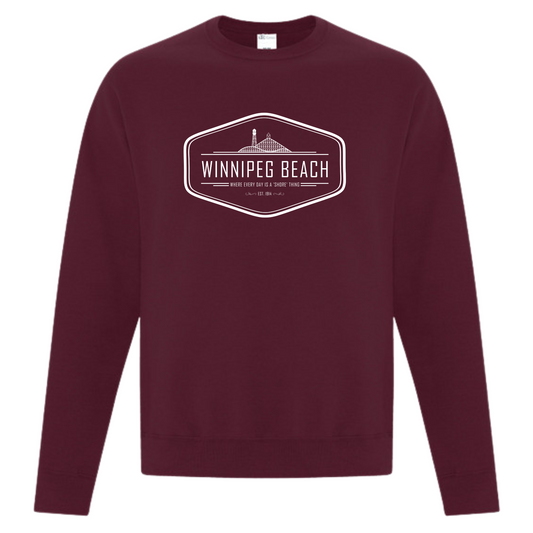 The Beacher - Fleece Crew Neck Sweater - Contour Supply Co. 