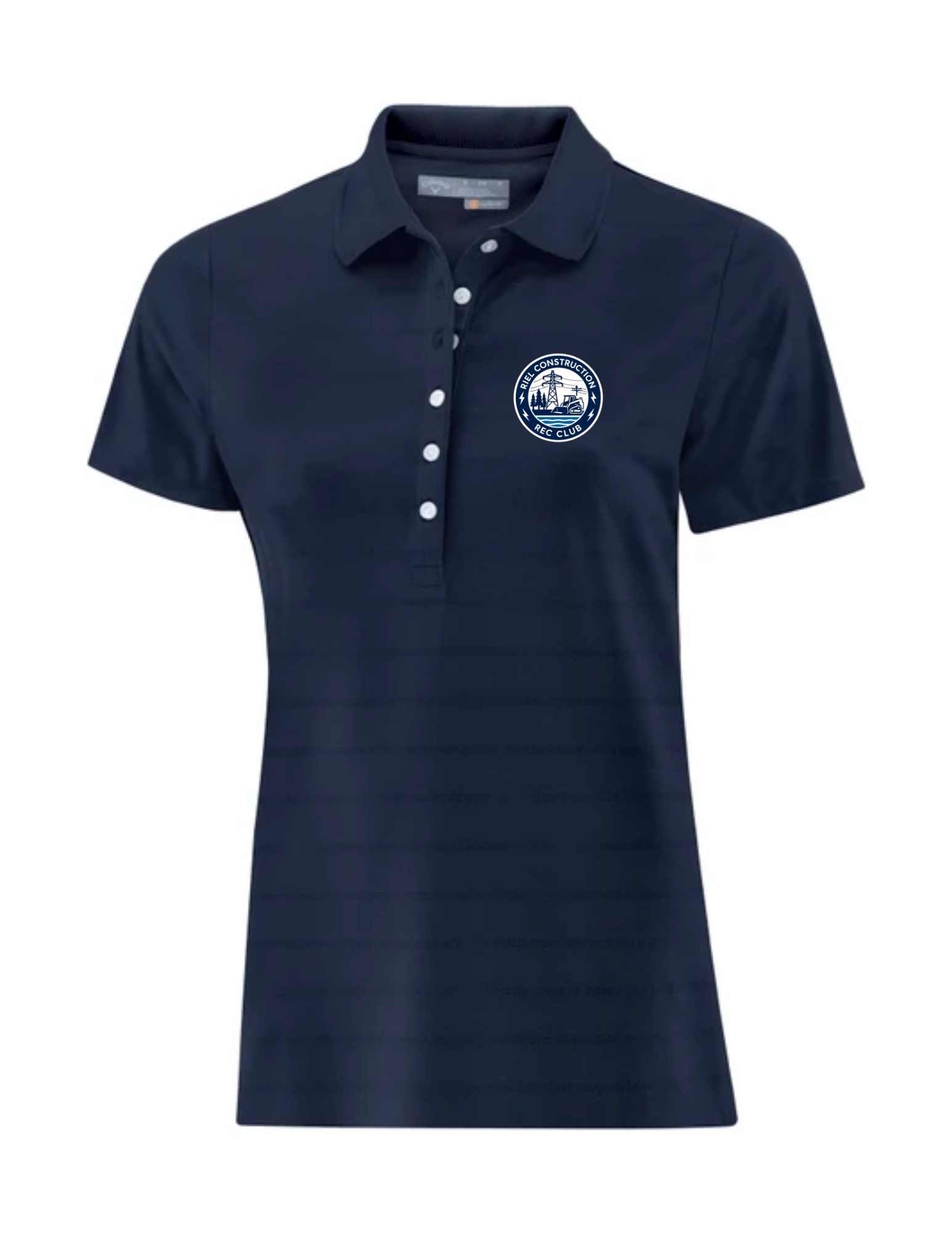 Riel Construction Rec Club - CALLAWAY OPTI-VENT POLO. CGM451 - Contour Supply Co. 