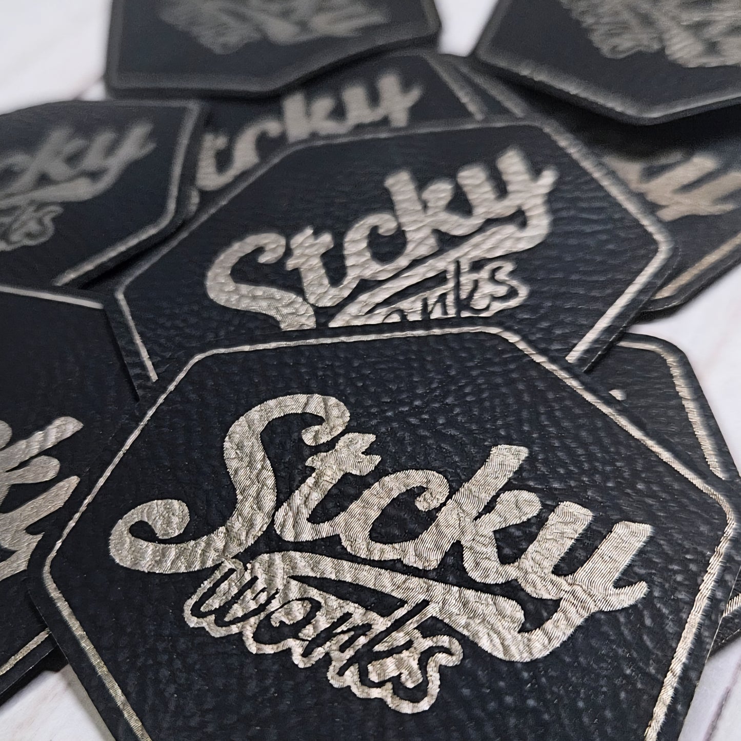 Custom Laser Engraved Leatherette Patches – Personalized Logo & Text