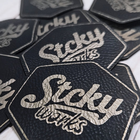 Custom Laser Engraved Leatherette Patches – Personalized Logo & Text