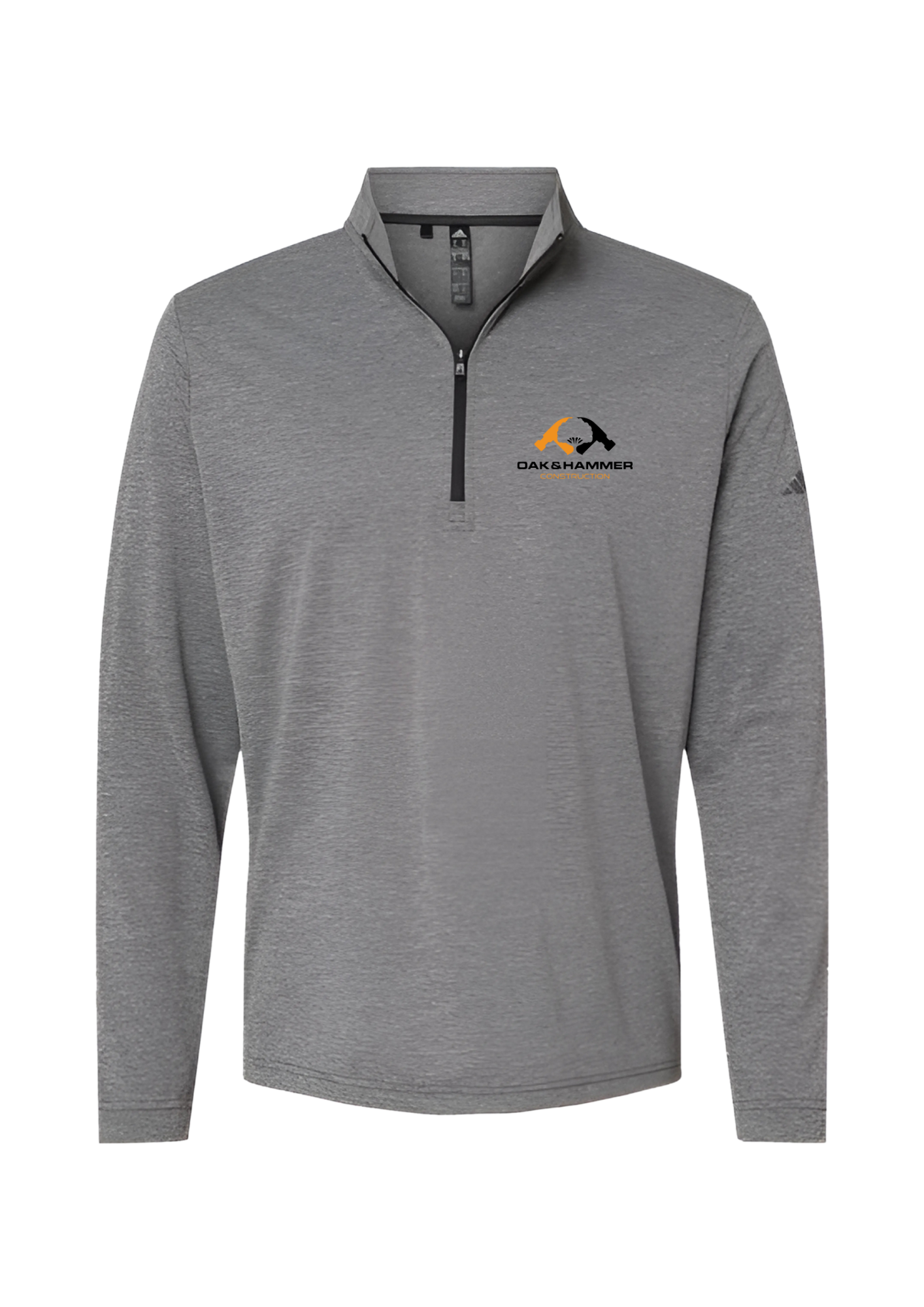 Oak & Hammer - Adidas A401 - Lightweight Performance Quarter-Zip Pullover - Contour Supply Co. 