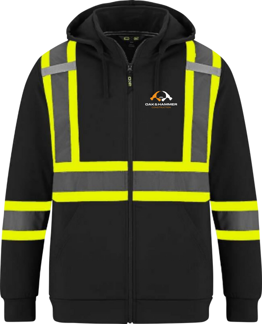 Oak & Hammer - CX2 Infinity Polyester Full Zip Hoodie - Contour Supply Co. 
