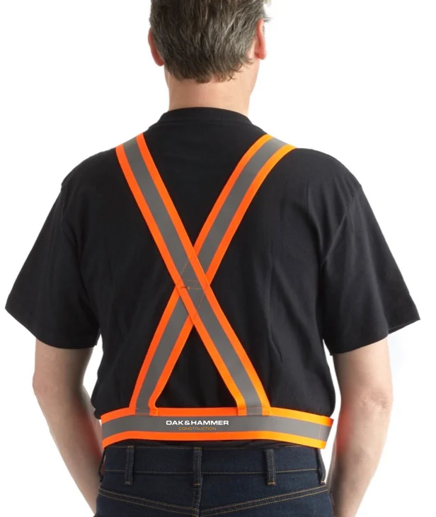 Oak & Hammer - Hi-Vis Safety Sash Belt - Contour Supply Co. 