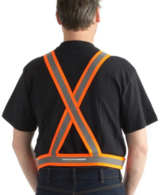 Oak & Hammer - Hi-Vis Safety Sash Belt - Contour Supply Co. 