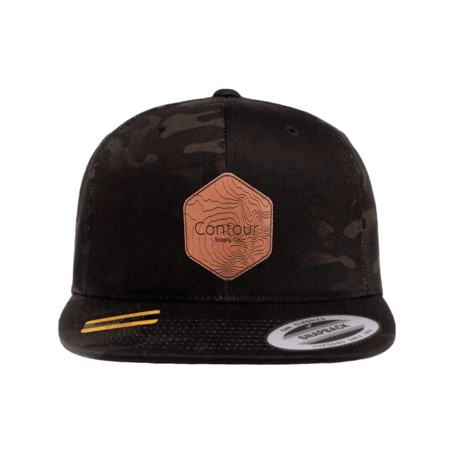 Hat Black Multicam / The Elevation Leatherette Classic Snapback