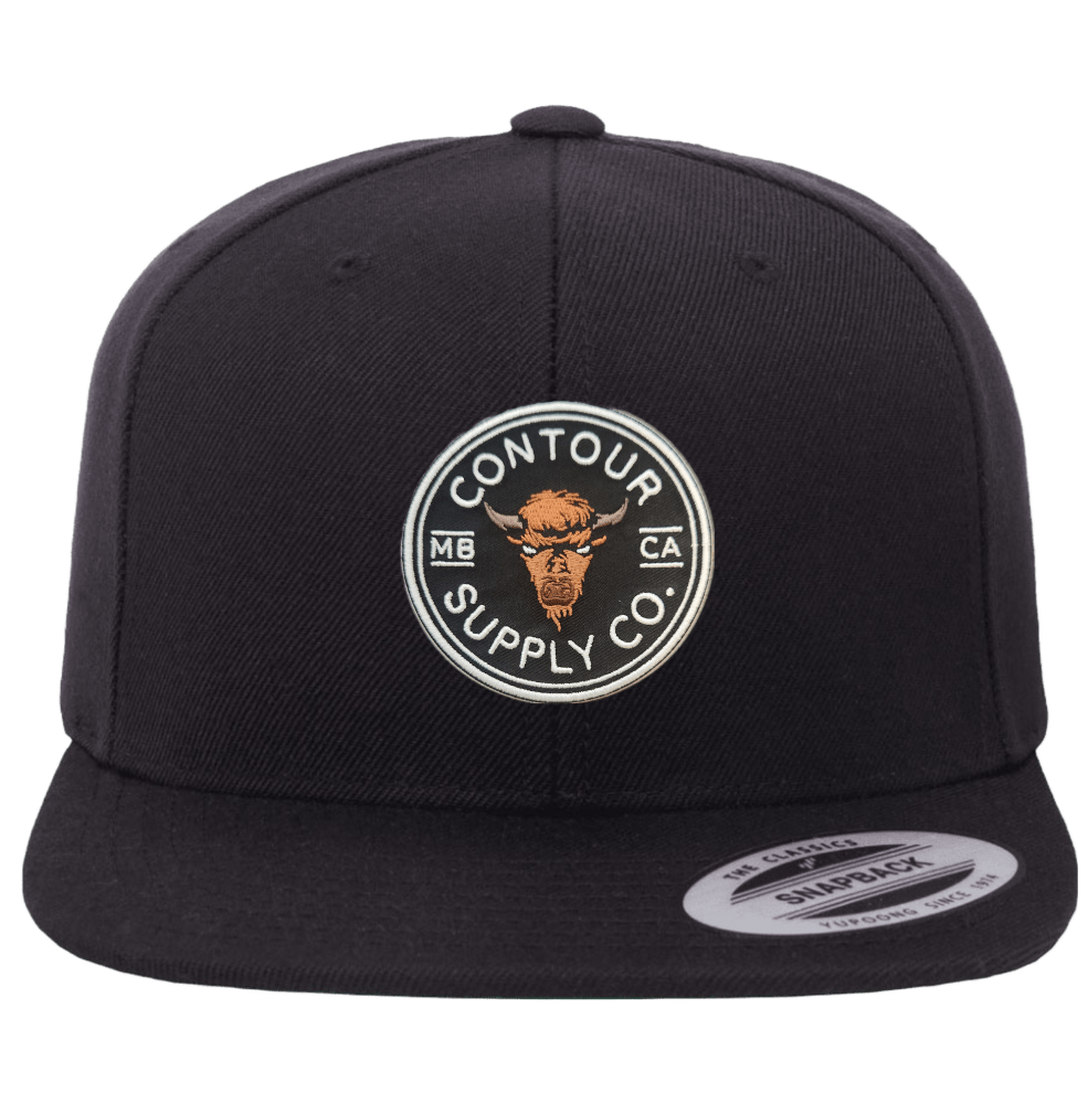 Hat Black / Prairie Giants Embroidered Patch Classic Snapback