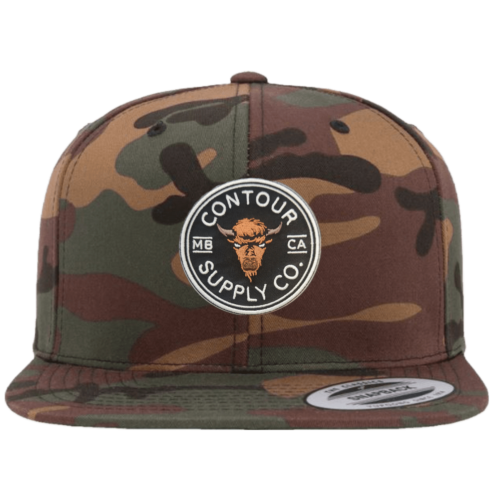 Hat Camo / Prairie Giants Embroidered Patch Classic Snapback