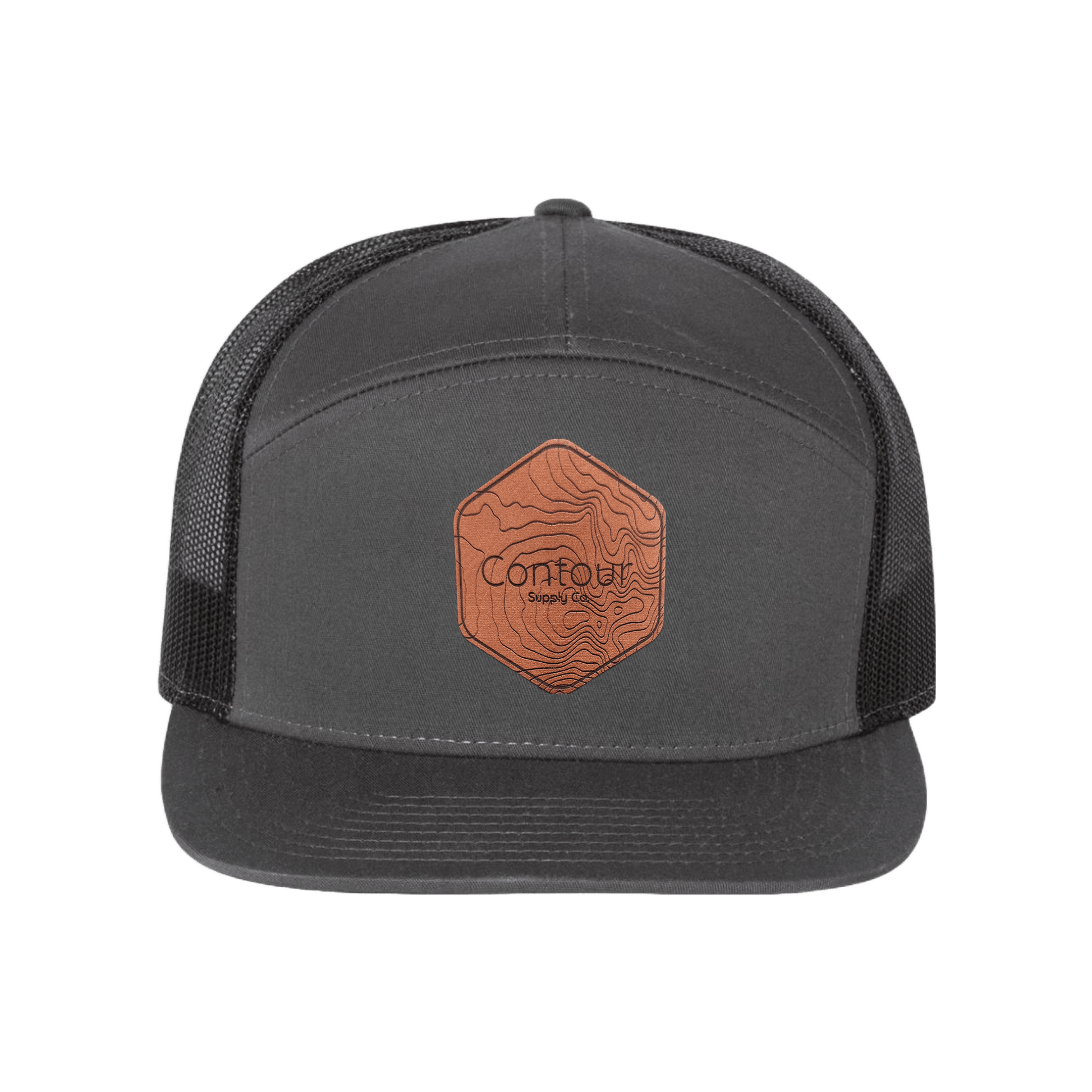 Hat Charcoal / The Elevation 7-Panel Trucker Hat