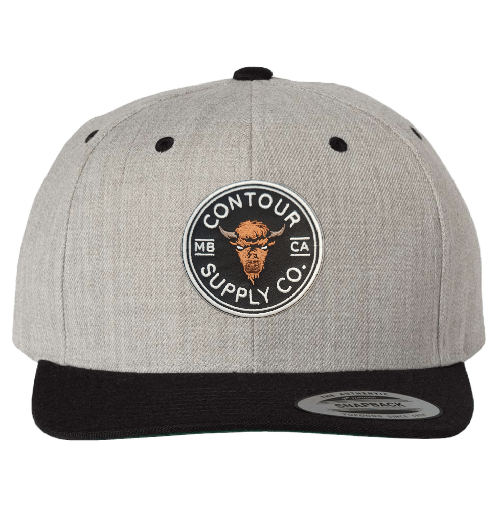 Hat Heather/Black / Prairie Giants Embroidered Patch Classic Snapback