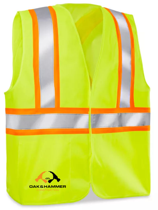 Oak & Hammer - Hi-Vis Safety Vest - Contour Supply Co. 