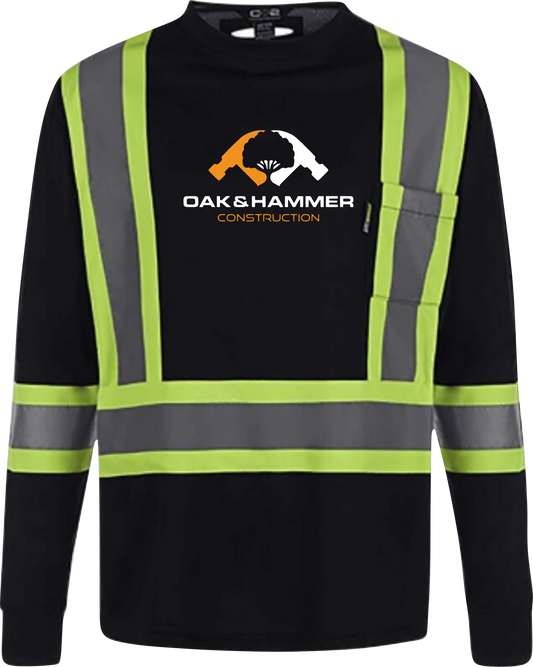 Oak & Hammer - CX2 Lookout Hi-Vis Long Sleeve T-Shirt - Contour Supply Co. 