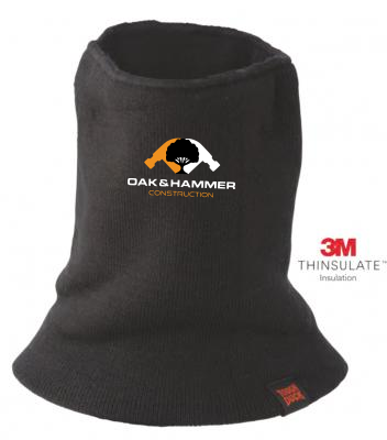 Oak & Hammer - Embroidered Neck Warmer - Contour Supply Co. 